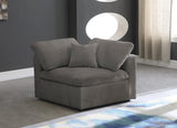 Cozy Armless Modular Chair: Luxurious Fiber-Filled Cushions for Ultimate Comfort and Style