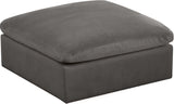 Cozy Modular Ottoman - Elegant Contemporary Design with Luxurious Fiber-Filled Comfort and Style