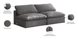 Cozy Modular Armless Sofa – Experience Cloud-Like Comfort with Soft Fiber-Filled Cushions Today!