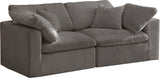 Cozy Modular Sofa: Embrace Cloud-Like Comfort with Soft Fiber Cushions for Ultimate Relaxation