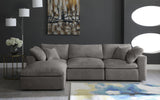 Cozy Velvet Modular Sectional - Experience Cloud-Like Comfort with Elegant Design for Any Room