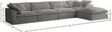 Cozy Velvet Modular Sectional - Experience Cloud-Like Comfort with Elegant Design for Any Room