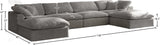 Cozy Velvet Modular Sectional - Experience Cloud-Like Comfort with Elegant Design for Any Room