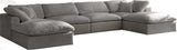 Cozy Velvet Modular Sectional - Experience Cloud-Like Comfort with Elegant Design for Any Room