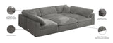Cozy Velvet Modular Sectional - Experience Cloud-Like Comfort with Elegant Design for Any Room