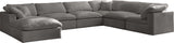 Cozy Velvet Modular Sectional - Experience Cloud-Like Comfort with Elegant Design for Any Room