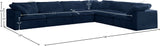 Cozy Velvet Modular Sectional - Luxurious Cloud-Like Comfort with Contemporary Design for Your Home