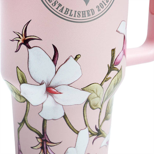 Blue Stallion Pink Jasmine Joy Tumbler 40oz