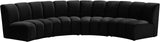 Infinity Modular 4-Piece Sectional with Soft Upholstery and Deep Channel Tufting for Modern Spaces