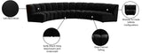 Infinity Modular 5-Piece Sectional Sofa - Luxurious Deep Channel Tufting & Modern Design Elegance
