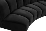 Infinity Modular 5-Piece Sectional Sofa - Luxurious Deep Channel Tufting & Modern Design Elegance