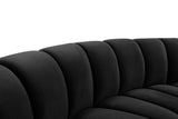 Infinity Modular 7-Piece Sectional Sofa - Soft Velvet, Contemporary Design for Versatile Living Spaces