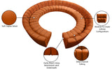 Infinity 12-Piece Modular Sectional - Soft Velvet Comfort with Deep Channel Tufting & Contemporary Style