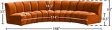 Infinity Modular 4-Piece Sectional with Soft Upholstery and Deep Channel Tufting for Modern Spaces