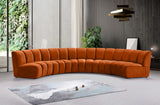 Infinity Modular 5-Piece Sectional Sofa - Luxurious Deep Channel Tufting & Modern Design Elegance