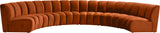 Infinity Modular 6-Piece Sectional Sofa - Luxurious Deep Channel Tufting & Contemporary Design