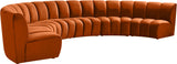 Infinity Modular 6-Piece Sectional Sofa - Luxurious Deep Channel Tufting & Contemporary Design