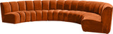 Infinity Modular 6-Piece Sectional Sofa - Luxurious Deep Channel Tufting & Contemporary Design