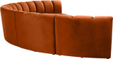 Infinity Modular 6-Piece Sectional Sofa - Luxurious Deep Channel Tufting & Contemporary Design