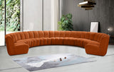 Infinity Modular 9-Piece Sectional Sofa – Luxurious Velvet Upholstery, Deep Channel Tufting, Modern Design