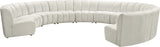 Infinity 10-Piece Modular Sectional Sofa: Luxurious Deep Channel Tufting for Ultimate Comfort