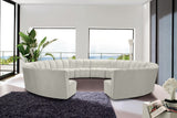 Infinity 12-Piece Modular Sectional - Soft Velvet Comfort with Deep Channel Tufting & Contemporary Style