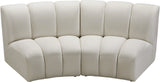 Infinity Modular Sectional Sofa - Luxurious Soft Upholstery with Deep Channel Tufting Design