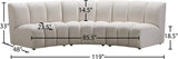 Infinity Modular Sectional Sofa - Soft Velvet Upholstery, Deep Tufting, Contemporary Design, Versatile Style