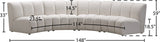 Infinity Modular 4-Piece Sectional with Soft Upholstery and Deep Channel Tufting for Modern Spaces