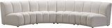 Infinity Modular 4-Piece Sectional with Soft Upholstery and Deep Channel Tufting for Modern Spaces