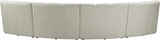 Infinity Modular 4-Piece Sectional with Soft Upholstery and Deep Channel Tufting for Modern Spaces