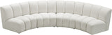 Infinity Modular 4-Piece Sectional with Soft Upholstery and Deep Channel Tufting for Modern Spaces