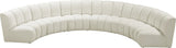 Infinity Modular 6-Piece Sectional Sofa - Luxurious Deep Channel Tufting & Contemporary Design
