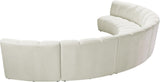 Infinity Modular 6-Piece Sectional Sofa - Luxurious Deep Channel Tufting & Contemporary Design