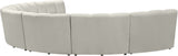 Infinity Modular 7-Piece Sectional Sofa - Soft Velvet, Contemporary Design for Versatile Living Spaces