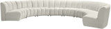 Infinity Modular 8-Piece Sectional Sofa - Luxurious Deep Channel Tufting for Stylish Comfort