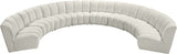 Infinity Modular 8-Piece Sectional Sofa - Luxurious Deep Channel Tufting for Stylish Comfort