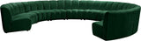 Infinity 10-Piece Modular Sectional Sofa: Luxurious Deep Channel Tufting for Ultimate Comfort