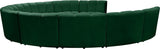 Infinity 10-Piece Modular Sectional Sofa: Luxurious Deep Channel Tufting for Ultimate Comfort