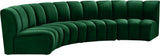 Infinity Modular 4-Piece Sectional with Soft Upholstery and Deep Channel Tufting for Modern Spaces