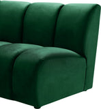 Infinity Modular 4-Piece Sectional with Soft Upholstery and Deep Channel Tufting for Modern Spaces
