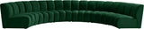 Infinity Modular 6-Piece Sectional Sofa - Luxurious Deep Channel Tufting & Contemporary Design