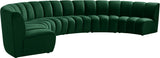 Infinity Modular 6-Piece Sectional Sofa - Luxurious Deep Channel Tufting & Contemporary Design