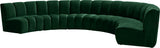 Infinity Modular 6-Piece Sectional Sofa - Luxurious Deep Channel Tufting & Contemporary Design