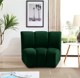 Infinity Modular Chair - Stylish Contemporary Seating with Soft Velvet and Deep Channel Tufting