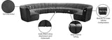 Infinity 10-Piece Modular Sectional Sofa: Luxurious Deep Channel Tufting for Ultimate Comfort