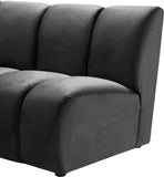 Infinity 12-Piece Modular Sectional - Soft Velvet Comfort with Deep Channel Tufting & Contemporary Style