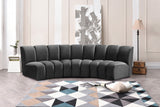 Infinity Modular Sectional Sofa - Soft Velvet Upholstery, Deep Tufting, Contemporary Design, Versatile Style