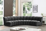 Infinity Modular 4-Piece Sectional with Soft Upholstery and Deep Channel Tufting for Modern Spaces