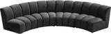 Infinity Modular 4-Piece Sectional with Soft Upholstery and Deep Channel Tufting for Modern Spaces